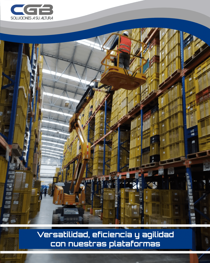 Lee más sobre el artículo Maquinaría para el trabajo en altura en el sector de la logística de almacenamiento.